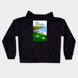 Visit Cornwall, UK Travel Kids Hoodie